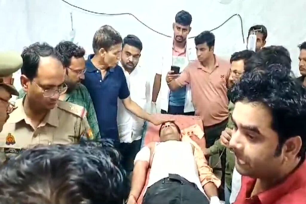 BJP leader Shot In Jalaun