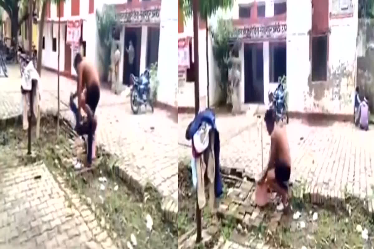 Amethi Viral Video: पूरी नहीं हुई नल रीबोर की मांग तो बाल्‍टी, मग लेकर सरकारी दफ्तर पहुंचा शख्स, करने लगा ये काम, देखें वीडियो