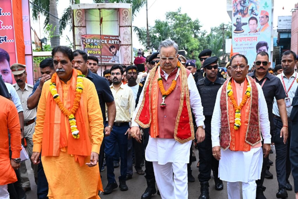Vishnudev Sai participated in Vishal Kanwar Yatra