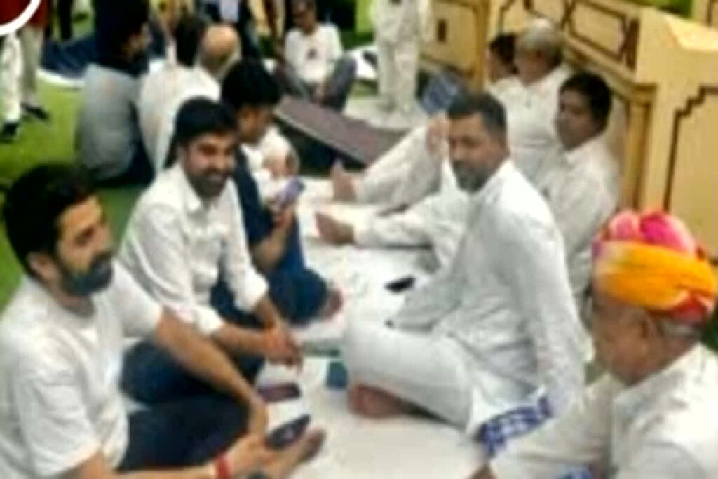 Congress MLA Foot Massage Video