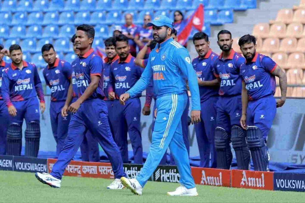 Nepal national cricket team training in Bengaluru NCA