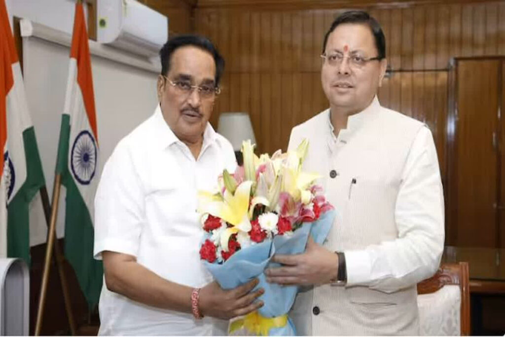 CM Dhami met Union Jal Shakti Minister