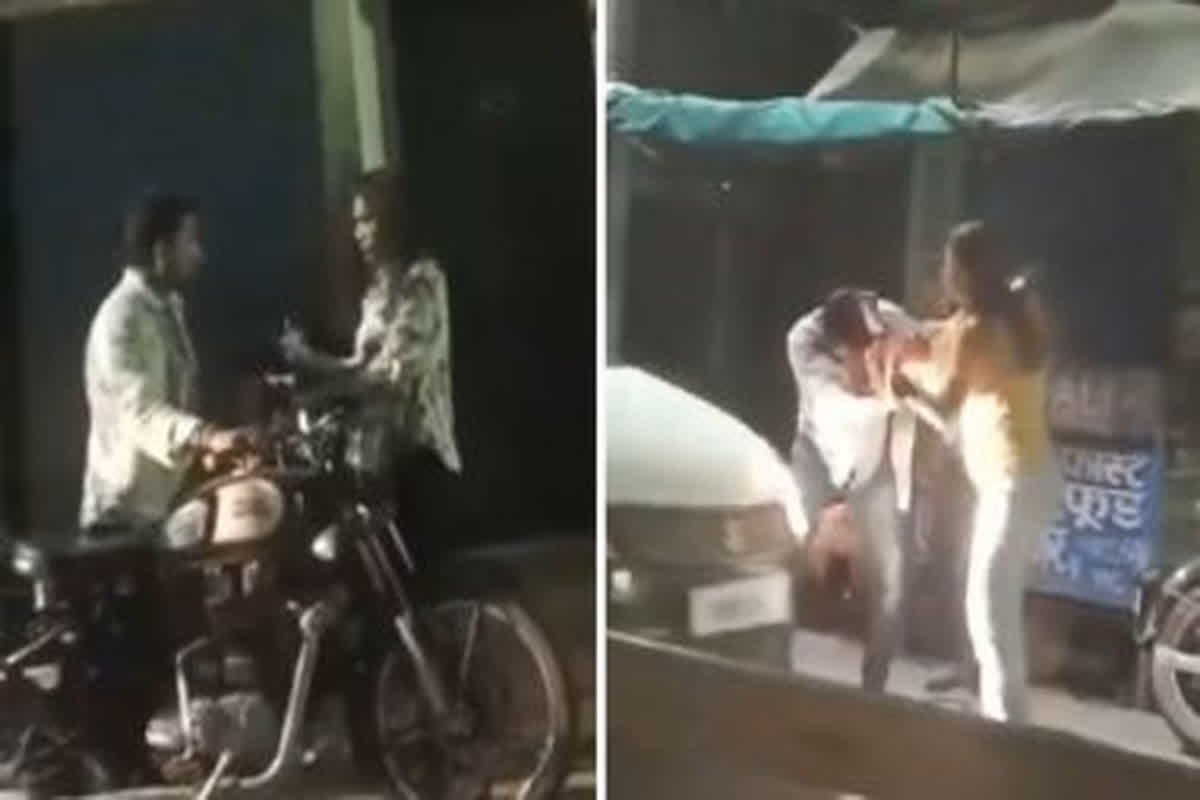 Viral Video : सड़क पर बेकाबू हुई लड़कियां, बुलेट सवार युवक के साथ कर दी ऐसी हरकत, वायरल हो रहा वीडियो