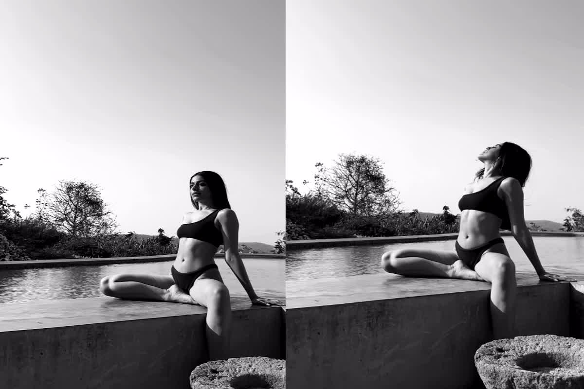 Alaya F Hot Sexy Video: पूल किनारे खूबसूरत अदाकारा ने बिखेरा हुस्न का जलवा, वीडियो देख पानी-पानी हुए फैंस