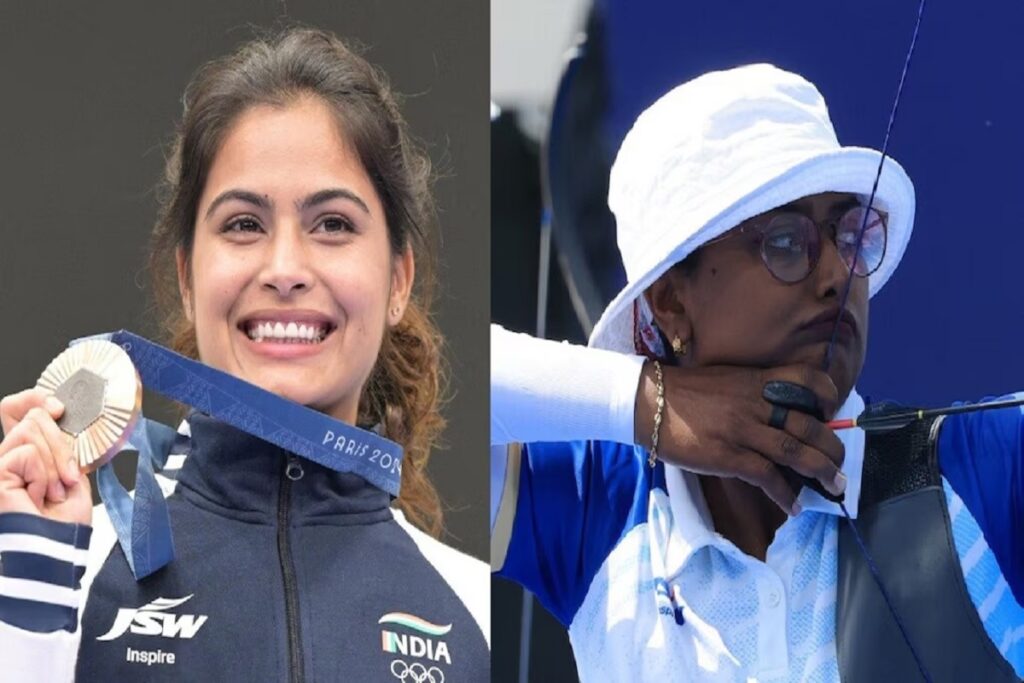 Manu Bhaker in Paris Olympics