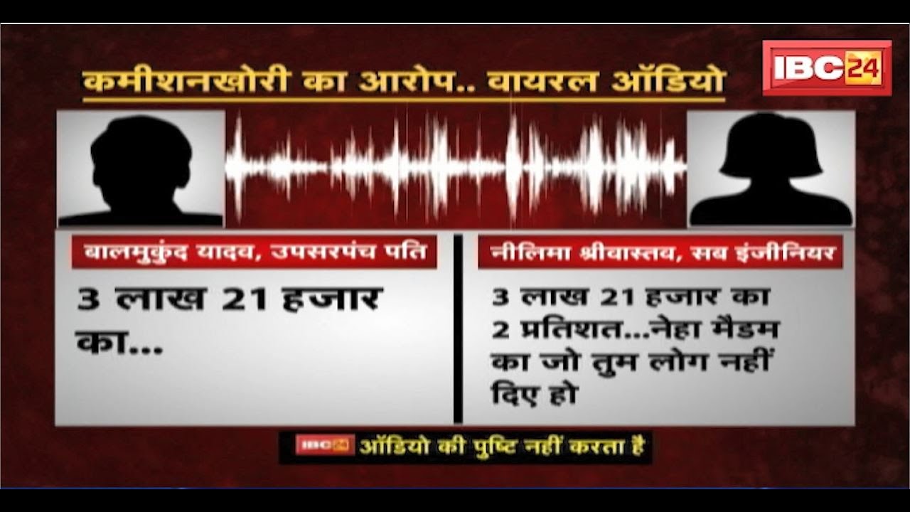 Shahdol News : संब इंजीनियर के कमीशन मांगने का Audio Viral। काम पूरा करने 46 हजार 500 रुययों की मांग