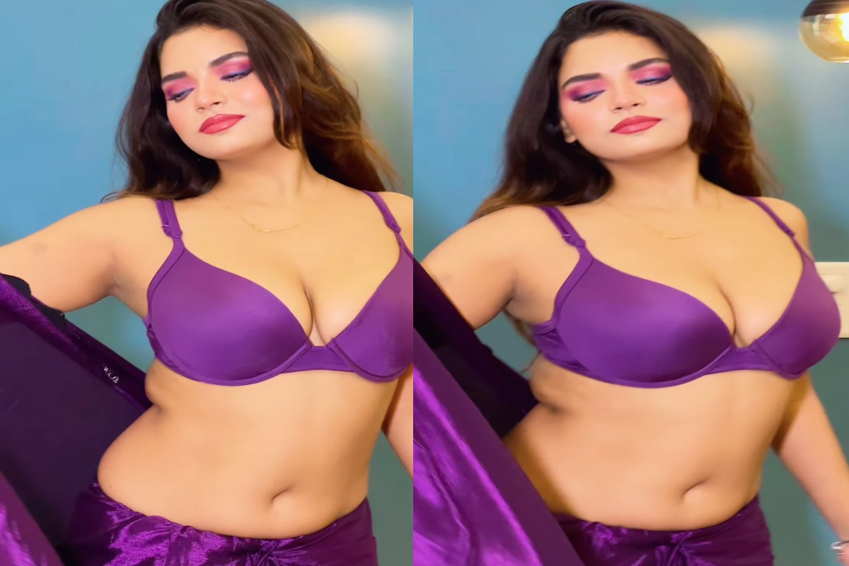 Sexy Video : देसी भाभी ने हटाया साड़ी का पल्लू..! सेक्सी अदाओं से जीत लिया लोगों का दिल, वीडियो देख आपकी भी फटी रह जाएंगी आंखें