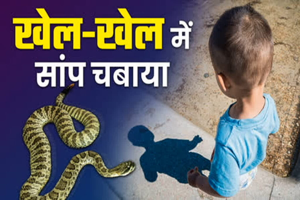 Child in Bihar Killed Snake with His Mouth