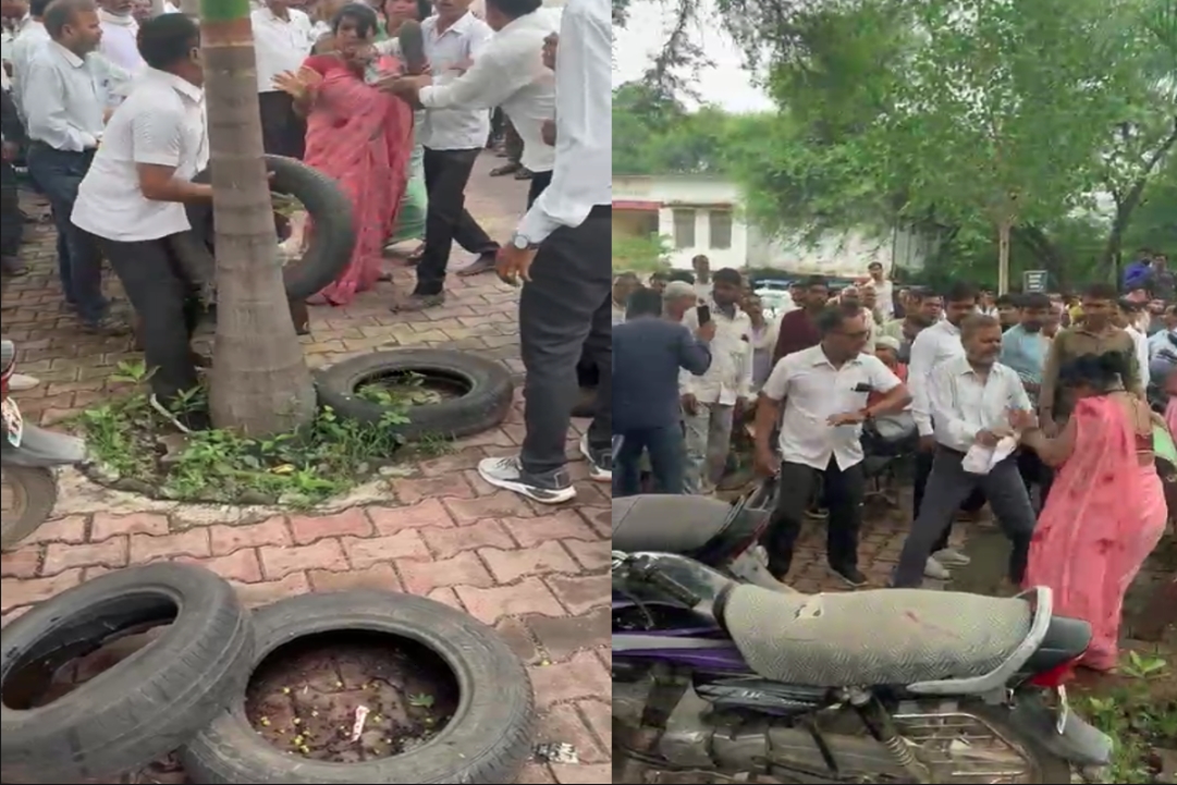 Court Ke Bahar Mahila Ki Pitai Ka Video : कोर्ट के बाहर महिला से बदसलूकी..! वकीलों ने मार मारकर कर दिया ऐसा हाल, वीडियो देख हो जाएंगे हैरान