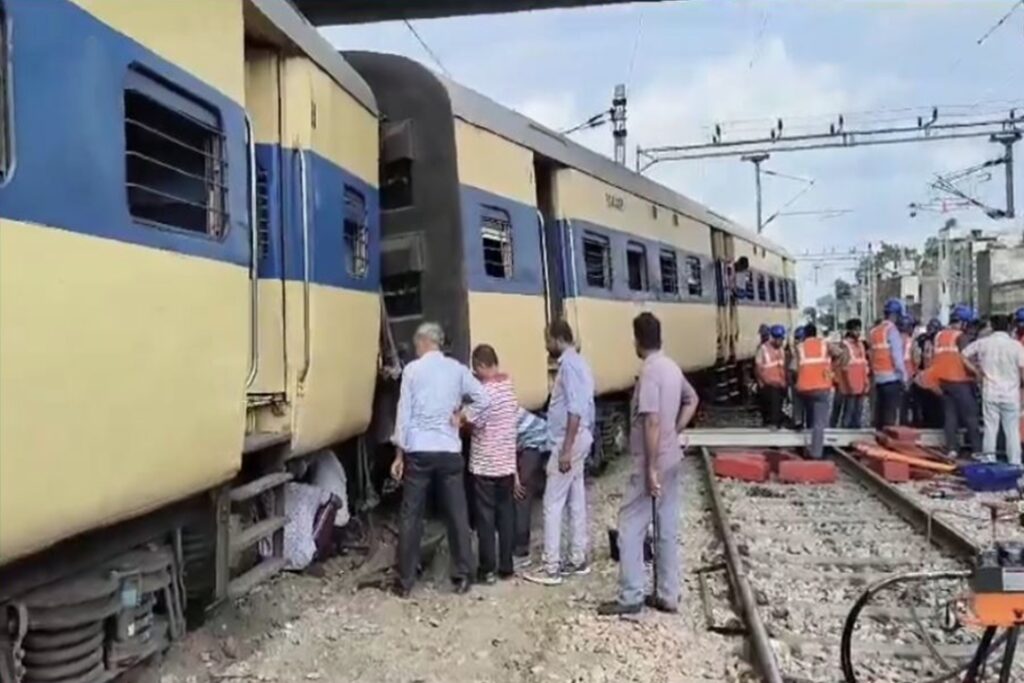 Passenger train derailed in UP's Saharanpur