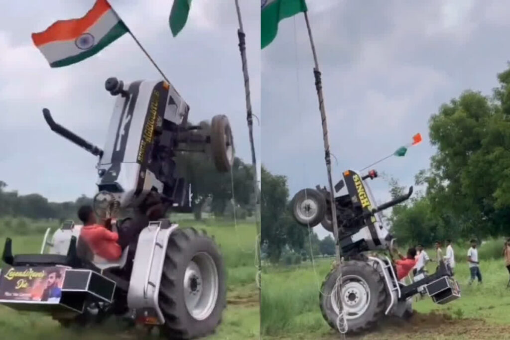 Tractor Stunt Video