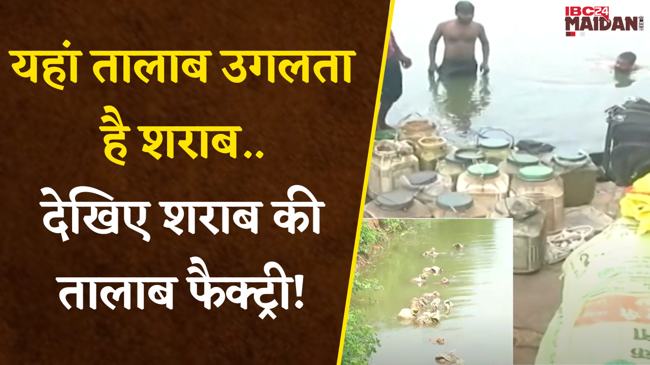 Bilaspur: यहां तालाब उगलता है शराब.. देखिए शराब की तालाब फैक्ट्री !