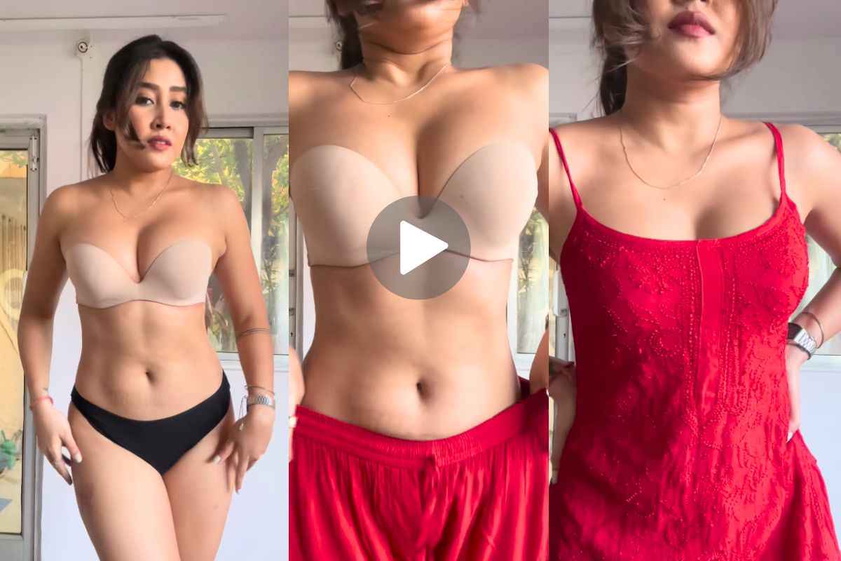 Sofia Ansari in White Bra: कपड़े पहनते सोफिया अंसारी का ये सनसनीखेज Video वायरल.. कलर मैच करते लिपस्टिक भी लगाई, घायल हुए फैंस..