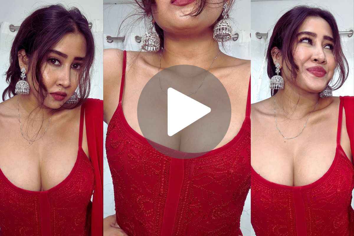 Sofia Ansari in Red Dress: रेड ड्रेस में उभर कर सामने आई सोफिया अंसारी की जवानी.. एक के बाद एक सनसनीखेज तस्वीरें की Share, छिपकर देख रहा हर कोई