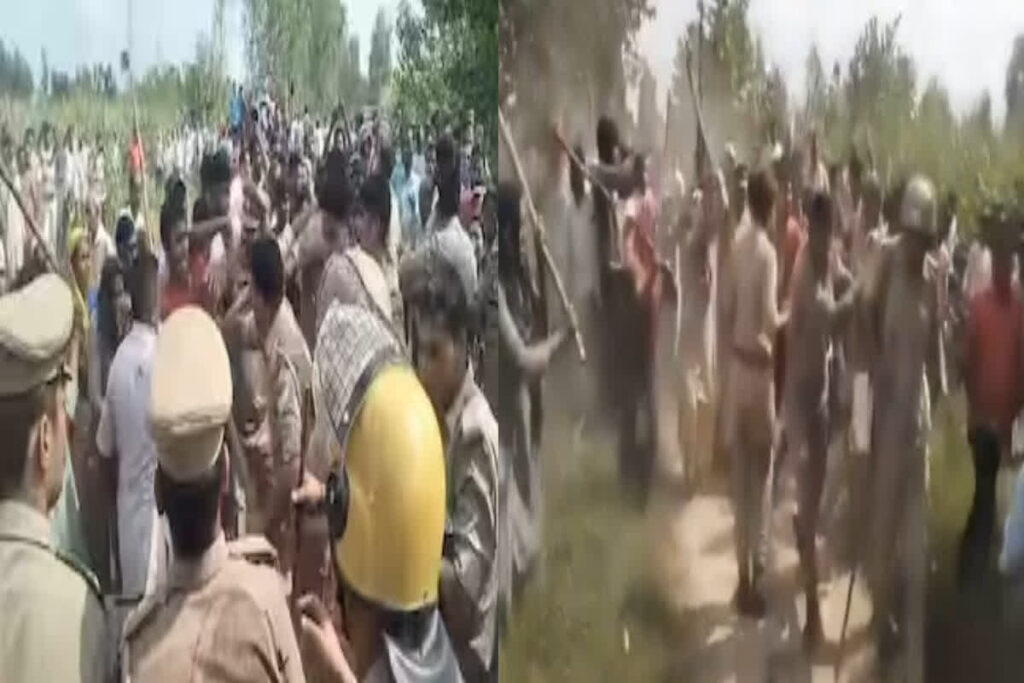 Moradabad Police Attack Video