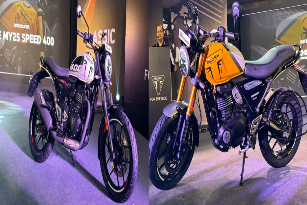 Triumph t4 and speed 400 price