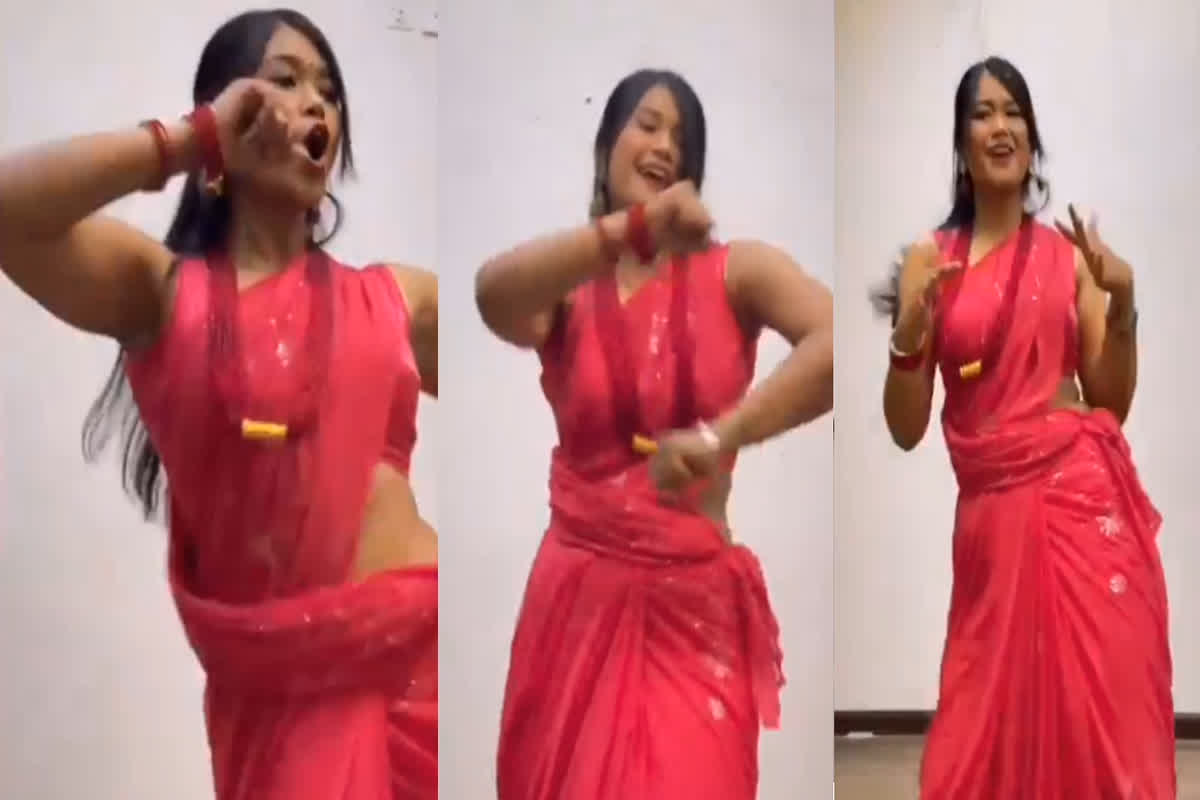 Desi Bhabhi Sexy Dance Video: गुलाबी साड़ी में भाभी ने खूब मटकाई कमरिया, देसी अदाएं देख पागल हुए फैंस