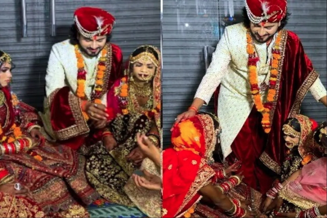 Dulha-Dulhan Wedding Video : दूल्हे ने एकसाथ 5 दुल्हनों की मांग में भर दिया सिंदूर, वीडियो वायरल होते ही यूजर्स कर रहे कमेंट की बौछार, जानें क्या है सच?