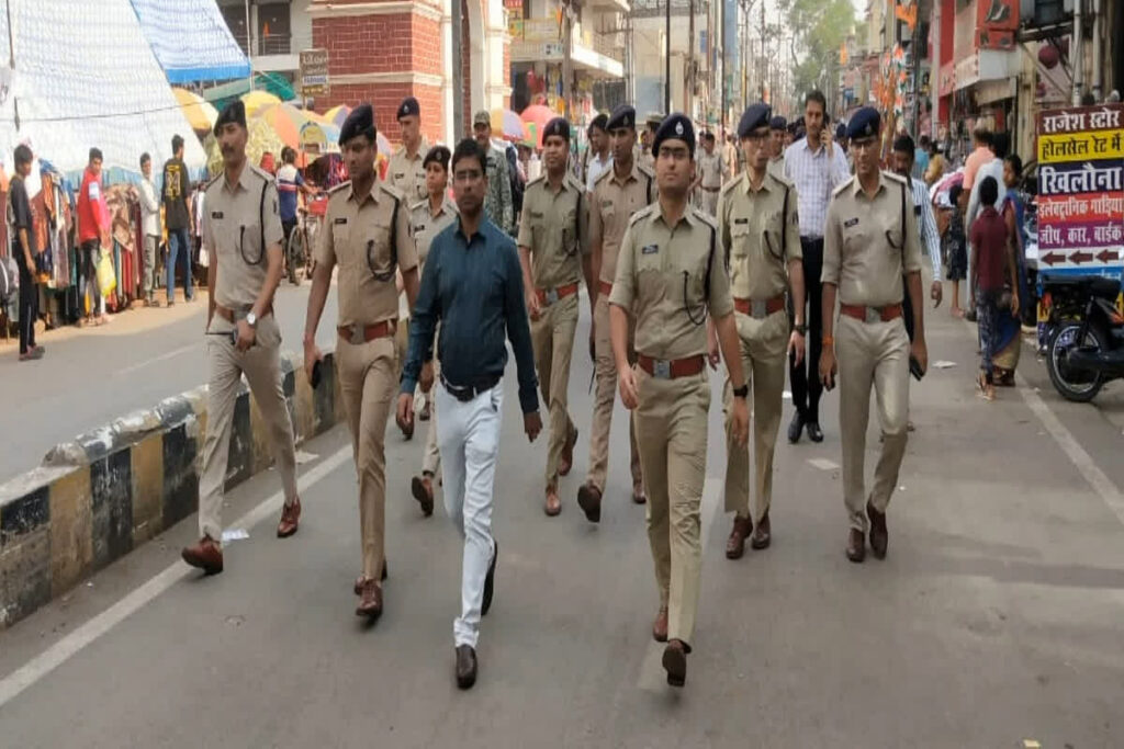 Raipur Police Flag March