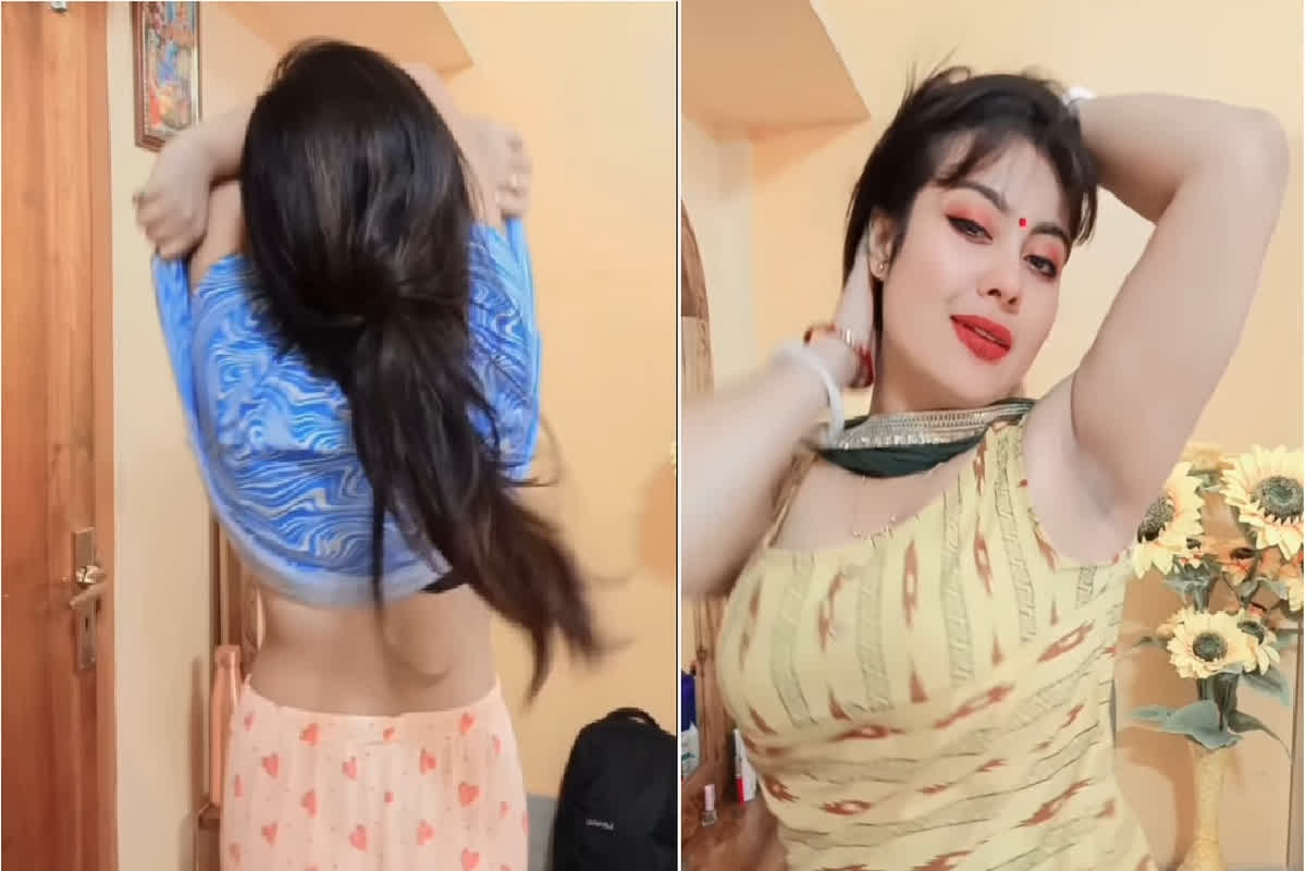 Indian Bhabhi Sexy Video : Indian Bhabhi ने कैमरे के सामने बदले कपड़े, वायरल हुआ हद से ज्यादा सेक्सी वीडियो