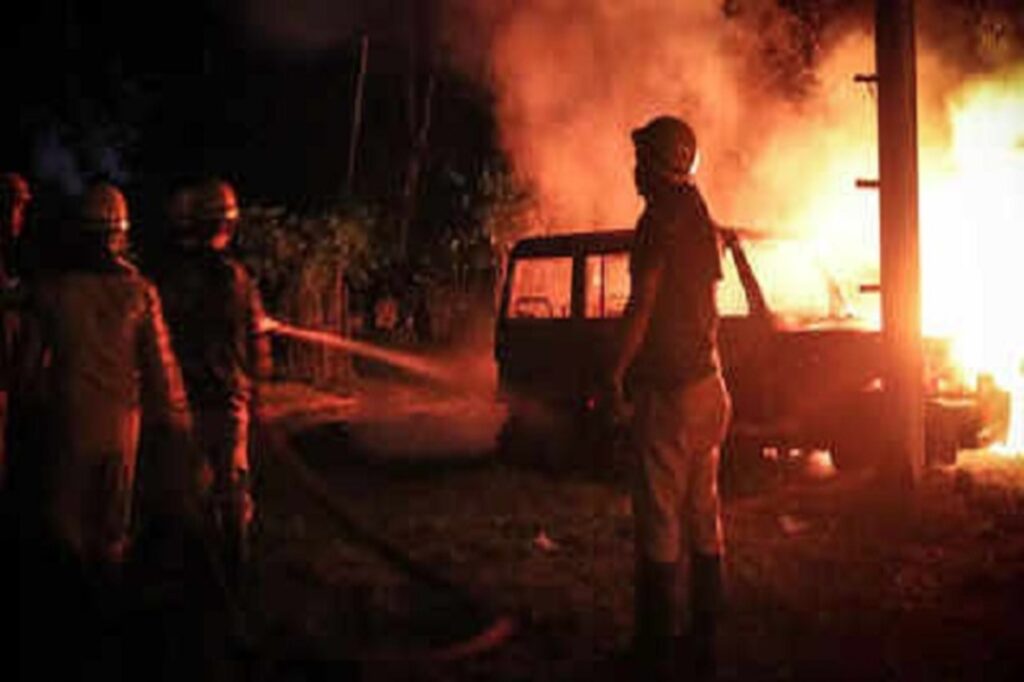 Manipur Former CM House Attack