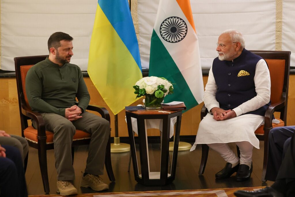 PM Modi met Zelensky