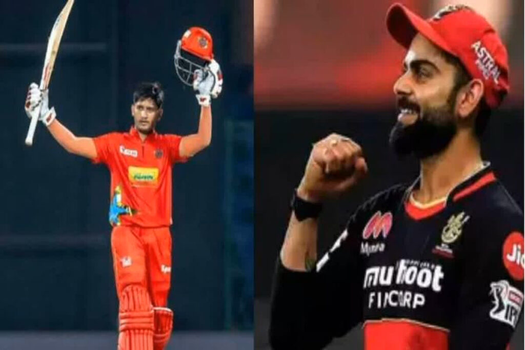 Priyansh Arya's desire to play for RCB team