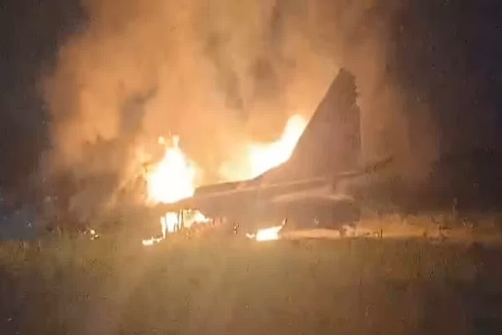 MiG-29 Fighter Jet Crashes