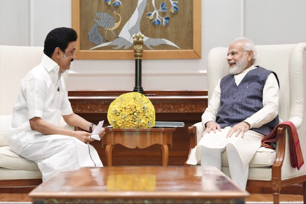 CM MK Stalin will meet PM Modi Today