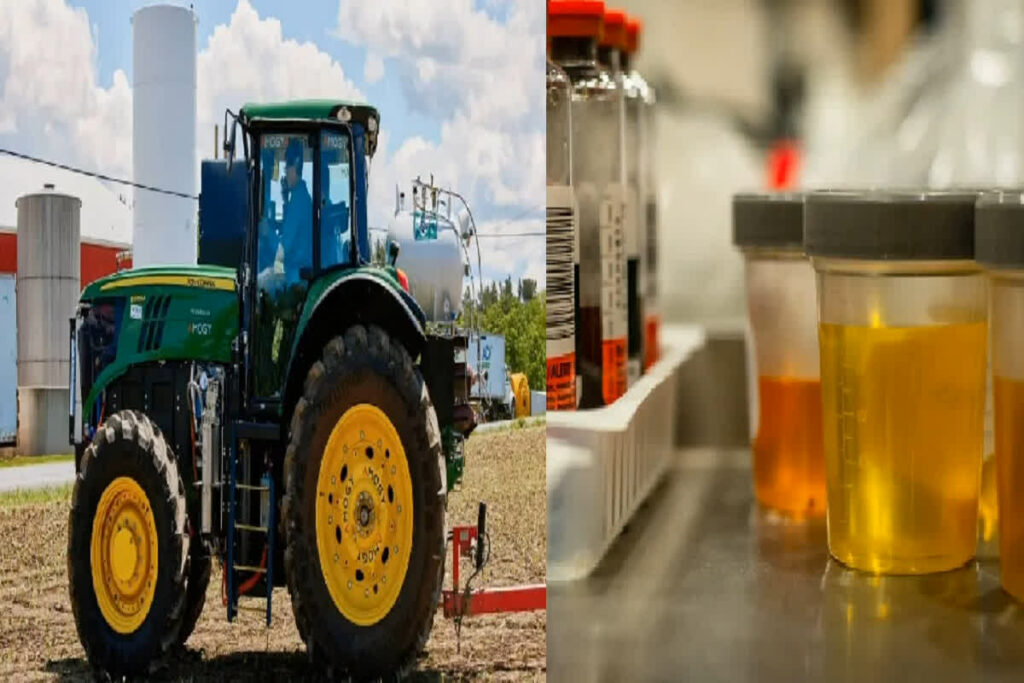 Urine Powered Tractor