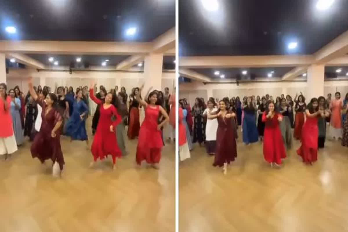 Girls Dance Video : ‘गणपति बप्पा मोरया’ गाने पर लड़कियों के ग्रुप ने किया बेहतरीन डांस, देखते ही देखते बन गया माहौल, वीडियो देख थिरक उठेंगे आपके कदम