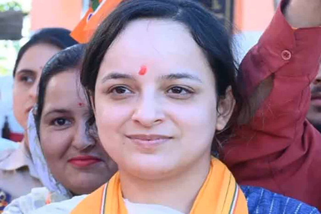 BJP candidate Shagun Parihar wins Kishtwar assembly seat