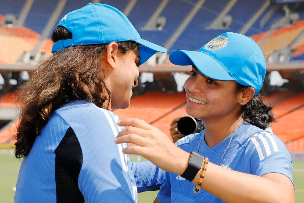 Tejal Hasabnis made her debut in international cricket