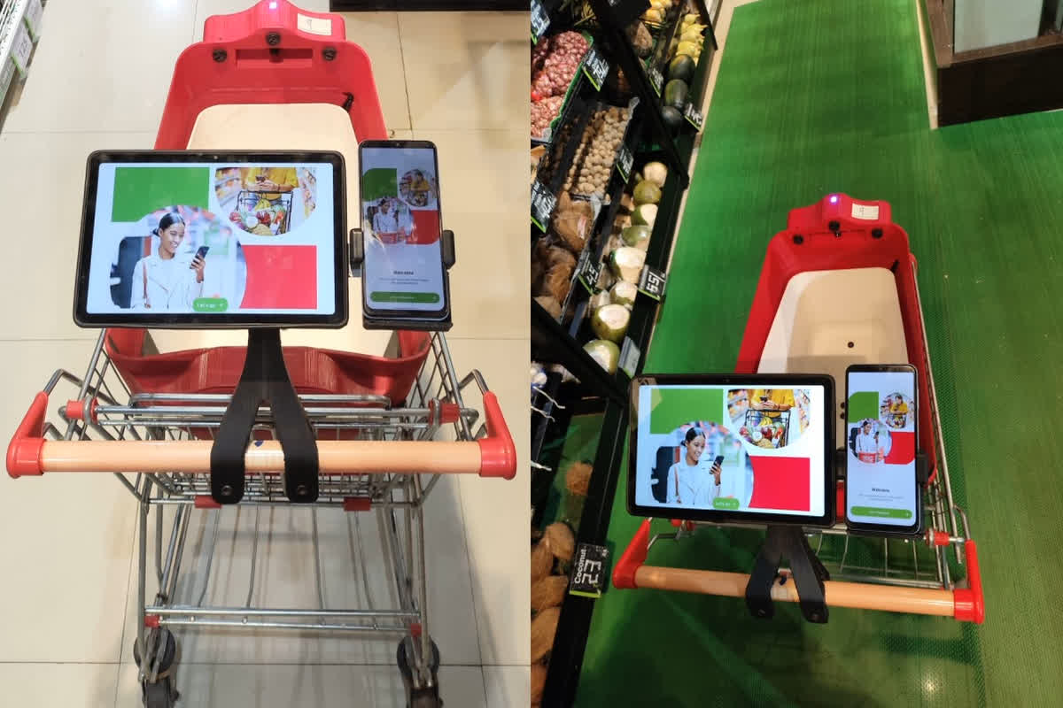 Jio Intelligent Shopping Cart: अब किराना स्टोर्स में बिल के लिए नहीं लगानी पडे़गी लंबी लाइन, कार्ट में सामान डालते ही खुद बन जाएगा बिल, जानिए कैसे