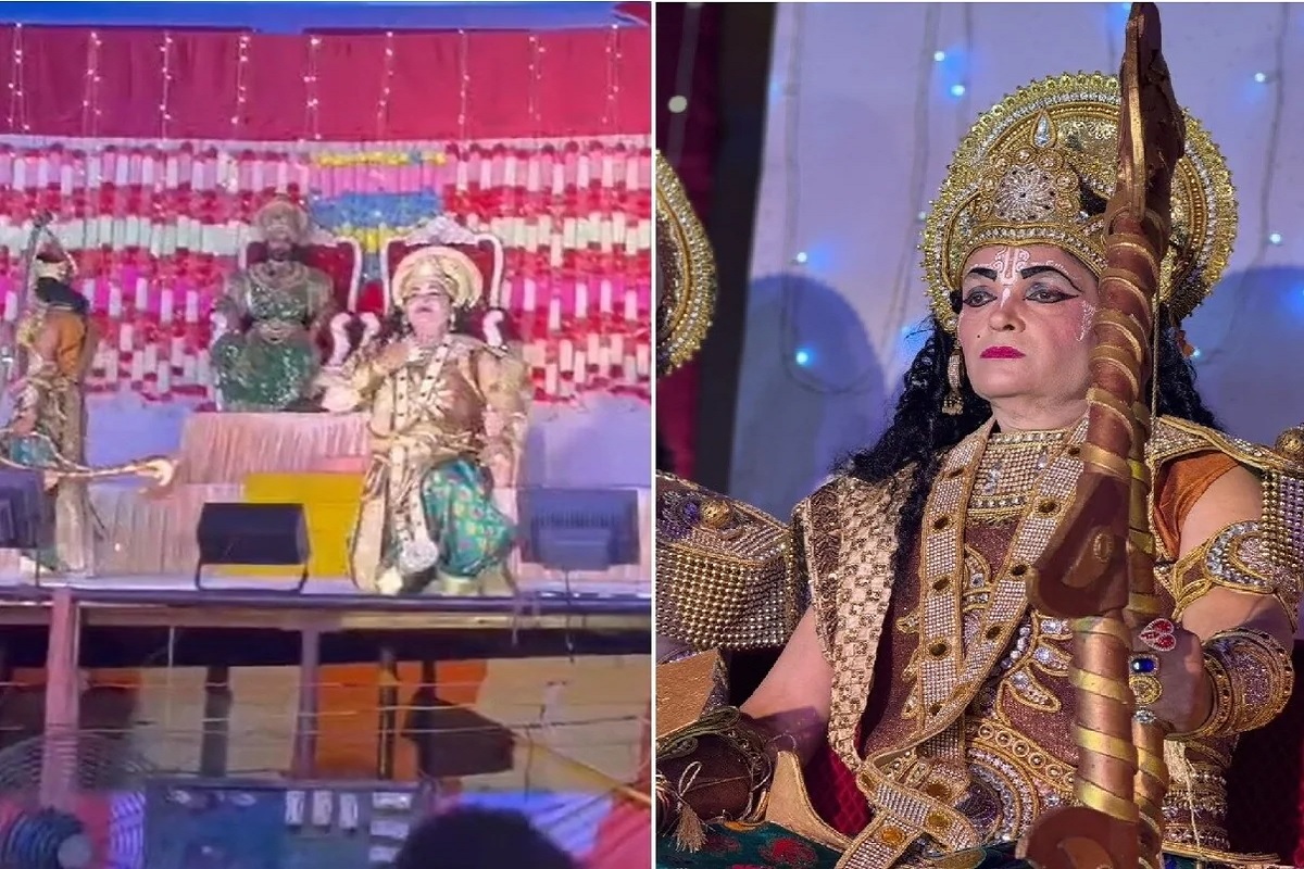 रामलीला के राम का निधन, डायलॉग बोलते समय आया हार्ट अटैक, देखते ही देखते चली गई जान, देखें ये वीडियो