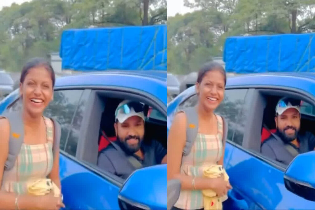 Rohit Sharma Birthday wish to Girl on Road