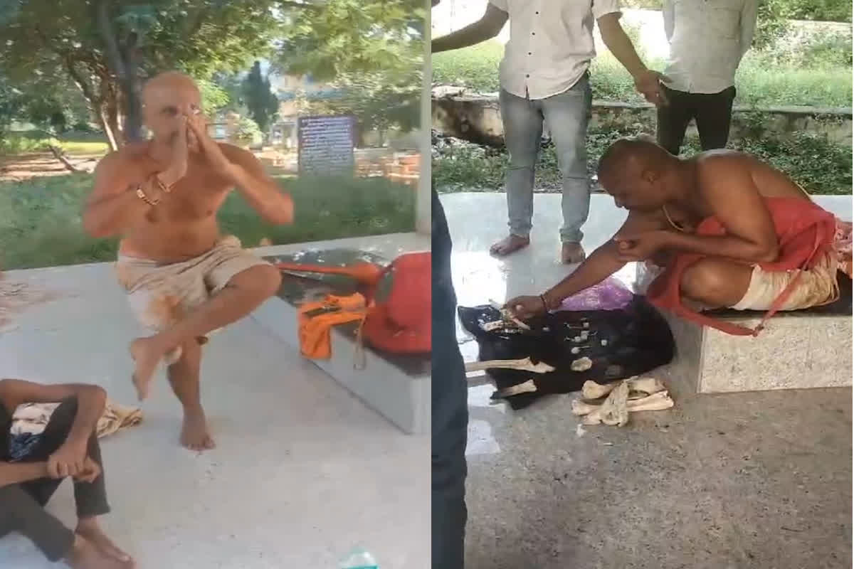Tantrik ne shamshan se churai haddiyan: नवरात्रि में काला जादू करने के लिए श्मशान पहुंचा तांत्रिक! चिताओं से चुराई हड्डियां, फिर…