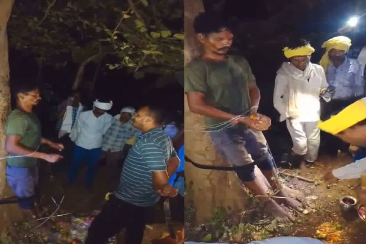 Tantrik Conversation with Dayan Video: Tantrik Conversation with Dayan Video: दिवाली से पहले तांत्रिक का डायन से बातचीत का वीडियो हुआ वायरल! 15 दिन से रोते हुए भटक रही थी गांव में