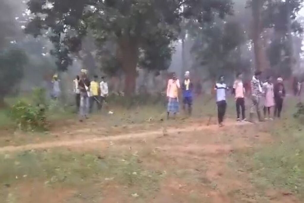 clashes between police and villagers in Surguja