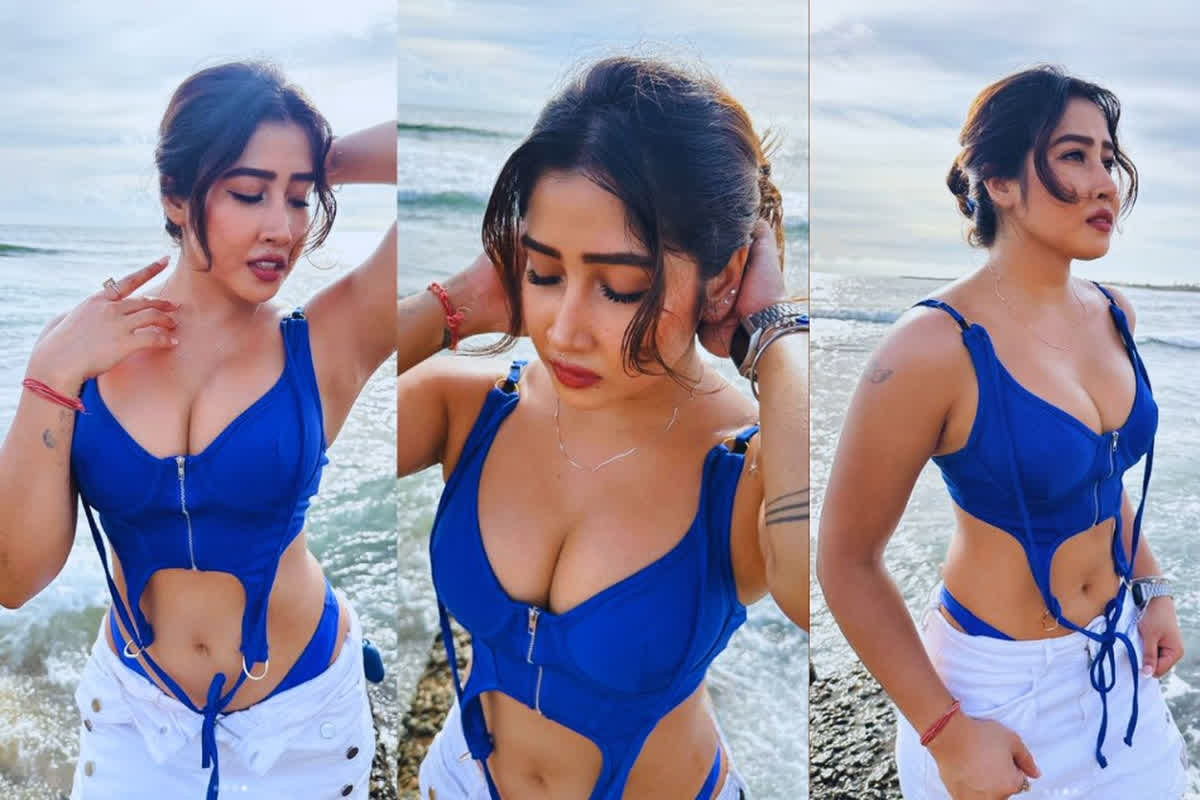 Sofia Ansari Latest Hot Images: नीले ब्रा में समुंदर किनारे इस अंदाज में नजर आई सोशल मीडिया सनसनी सोफिया अंसारी.. शेयर की दिलकश तस्वीरें, फ़िदा हुए यूजर्स