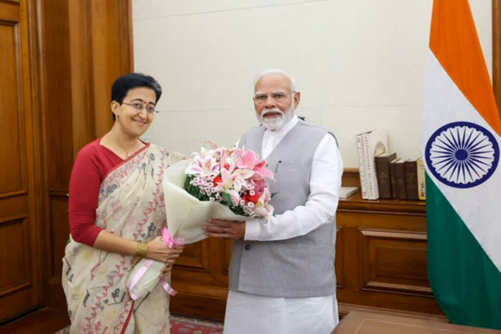 CM Atishi Meet PM Modi: