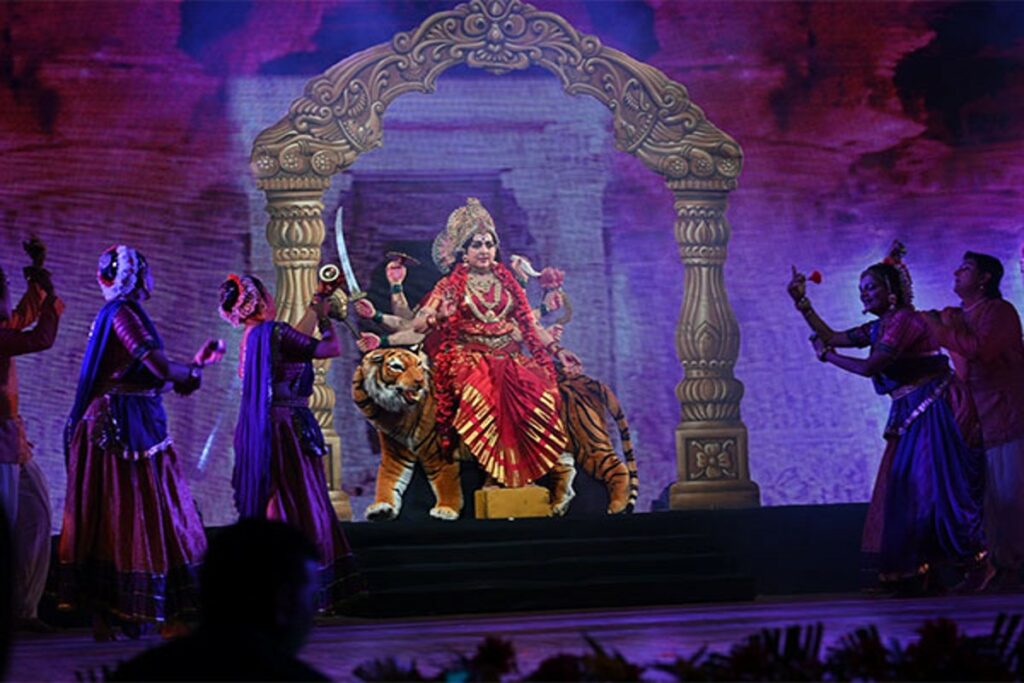 Hema Malini in Durga Mahotsav