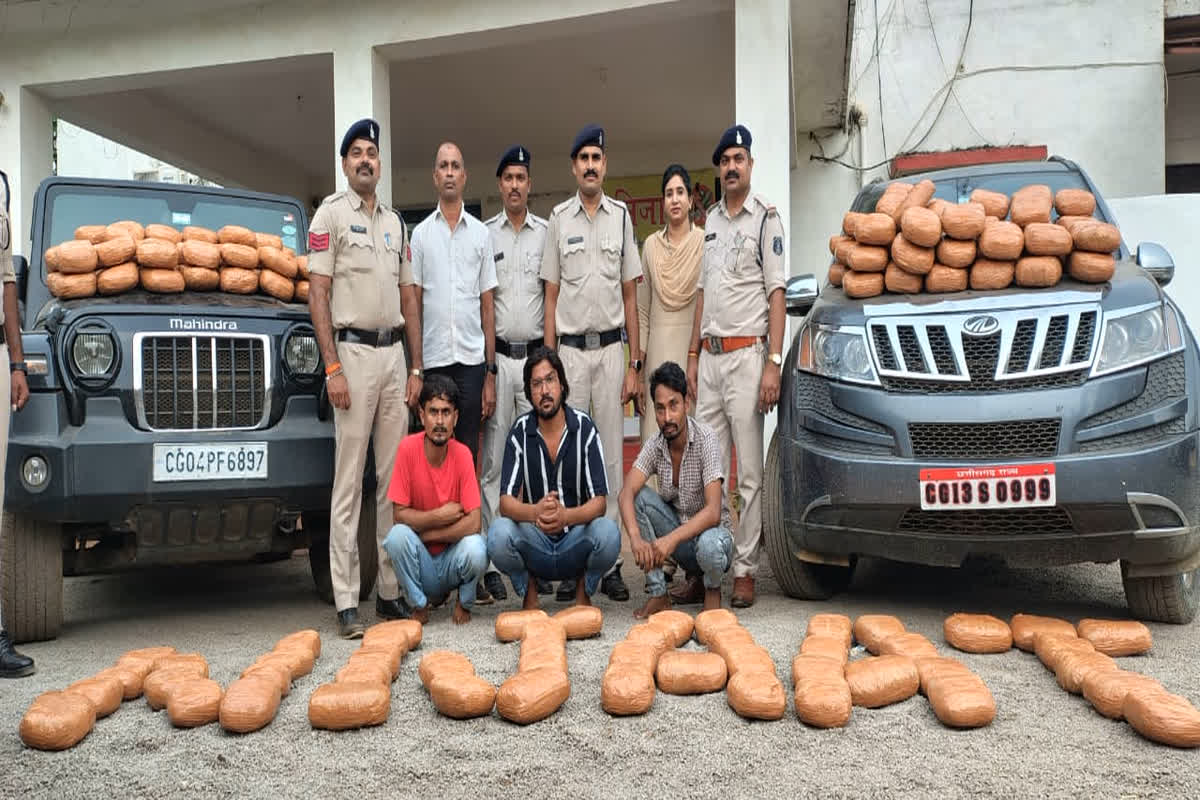 Raipur Crime News : नशे के खिलाफ रायपुर पुलिस की बड़ी कार्रवाई, गांजे और अफीम के साथ आरोपियों को किया गिरफ्तार