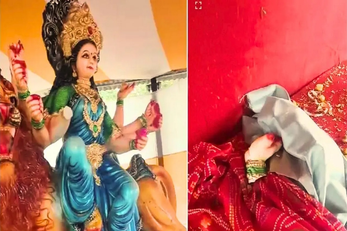 Durga Maa Idol Vandalised: आधी रात बदमाशों ने तोड़ी मां दुर्गा की प्रतिमा, पहले काटा बिजली का कनेक्शन फिर दिया वारदात को अंजाम, अब मचा बवाल