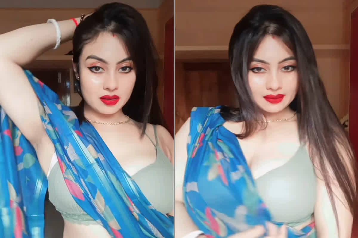 Indian Bhabhi Sexy Video : Indian Bhabhi ने डीपनेक ब्लाउज में शेयर किया हद से ज्यादा बोल्ड वीडियो, देखकर आहे भर रहे युवा