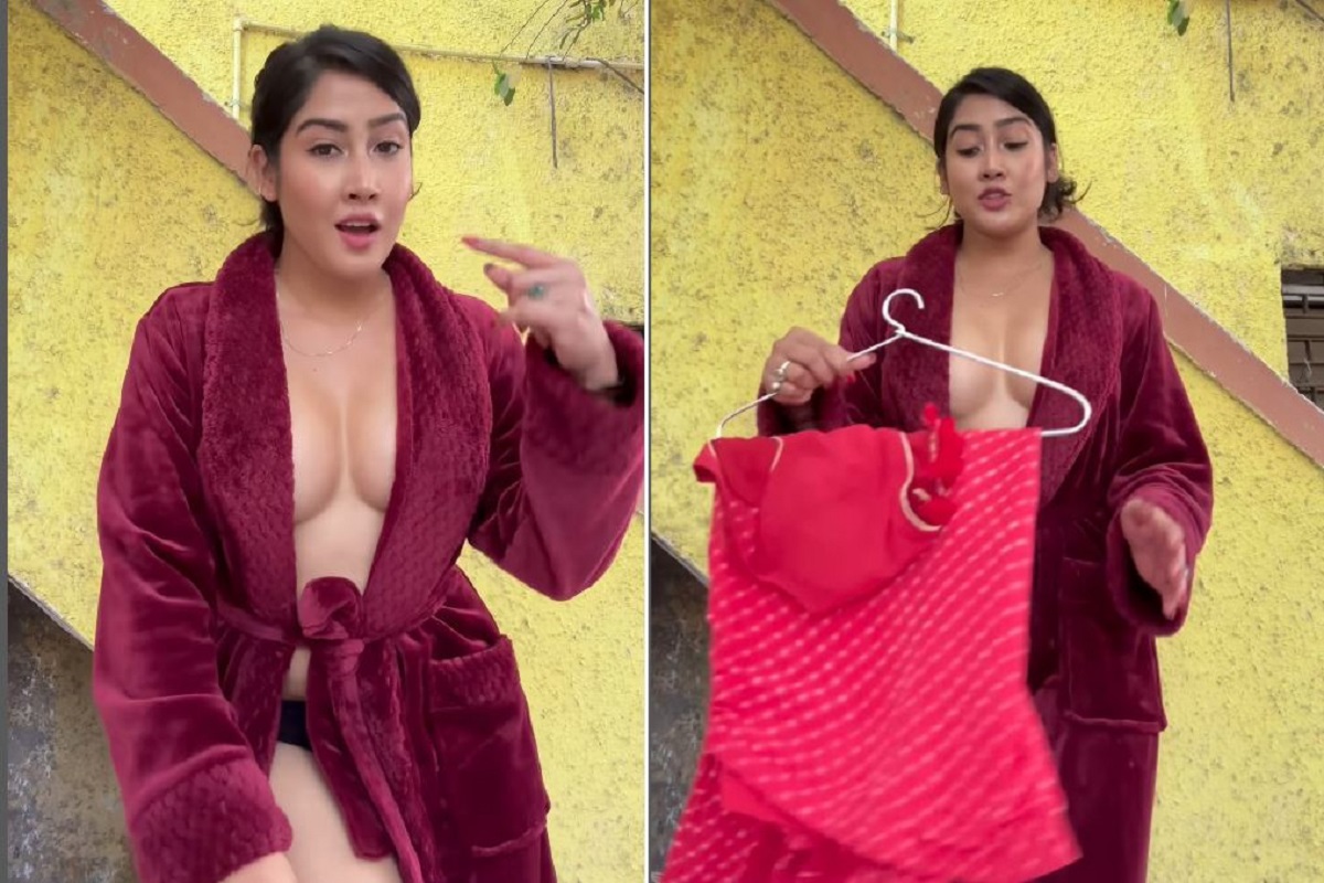 सोशल मीडिया सनसनी ने शेयर किया बिना ‘ब्रा’ के सेक्सी वीडियो, फैंस ने लगा दी कमेंट्स की झड़ी