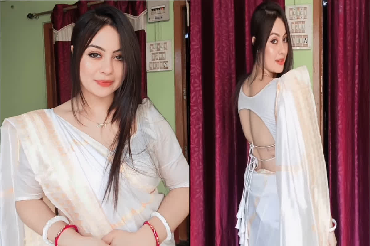 Indian Bhabhi Sexy Video : बैकलेस ब्लाउज में Indian Bhabhi ने दिखाया कातिलाना अंदाज, बोल्ड वीडियो देख उड़ी युवाओं की नींद