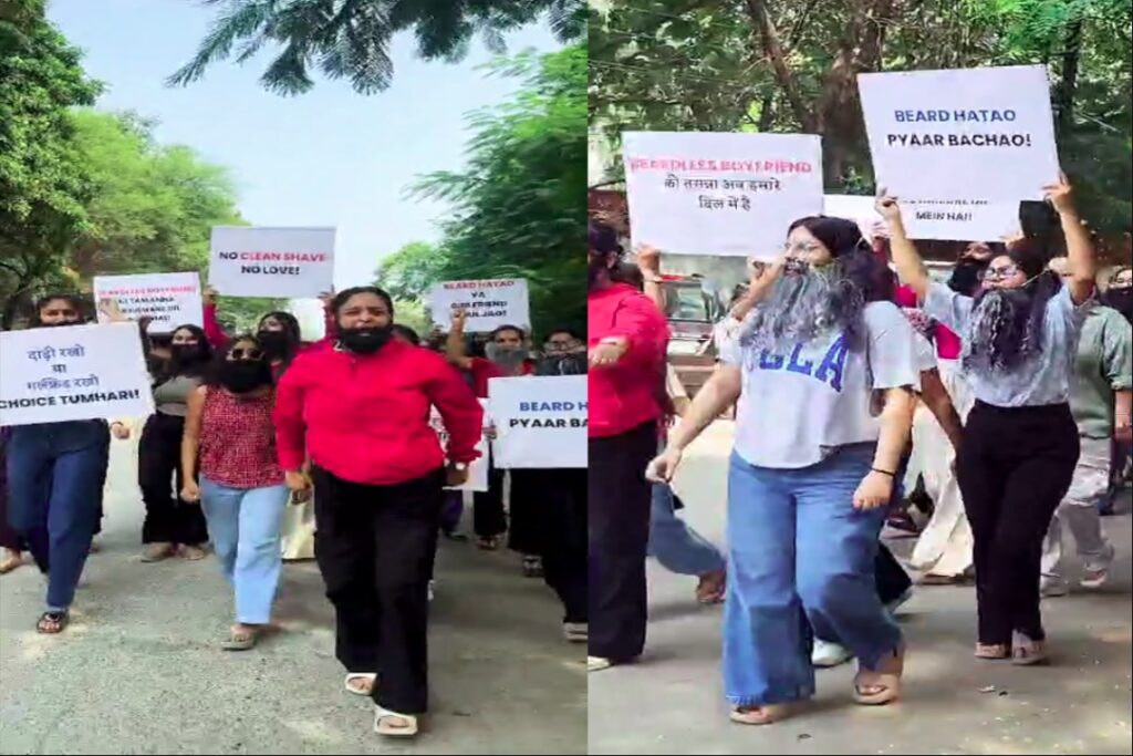 Unique rally of young women in Indore