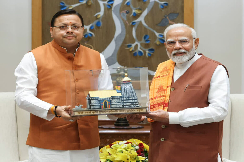 CM Dhami meets PM Modi