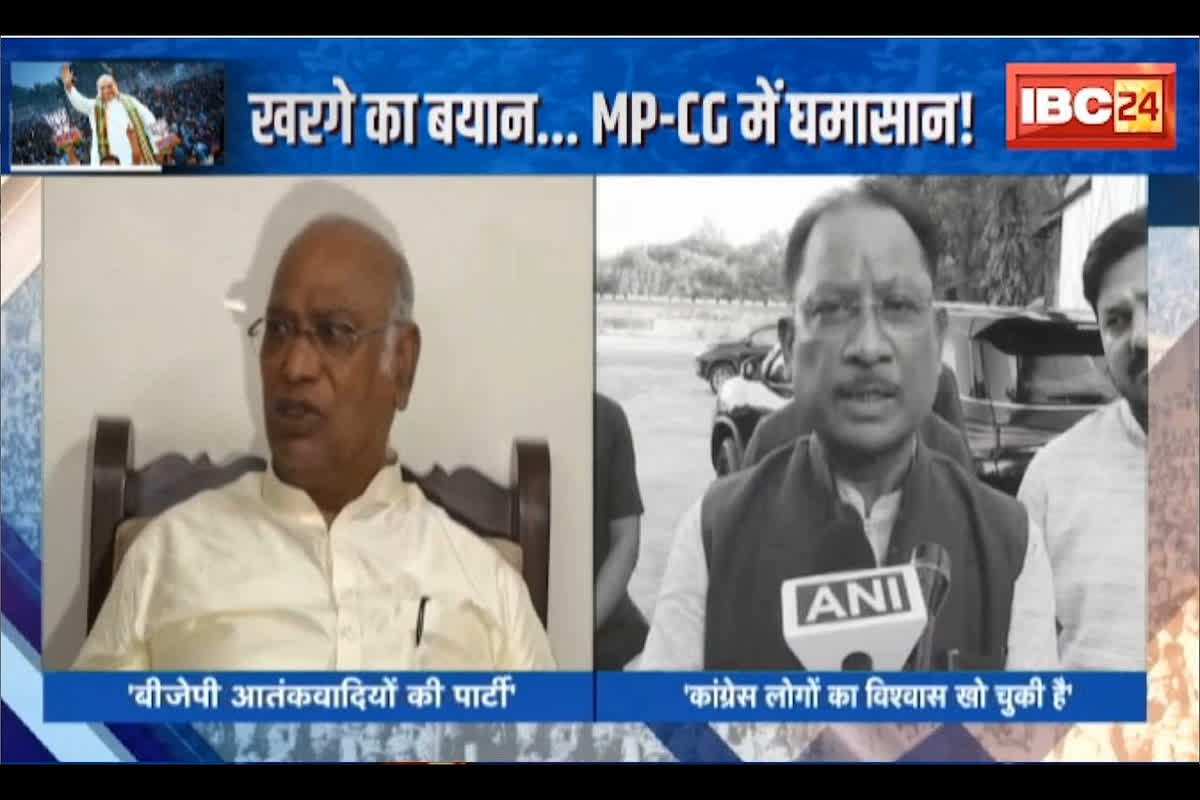 #SarkarOnIBC24 : PM Modi के बयान पर Mallikarjun Kharge का पलटवार, खरगे का बयान.. MP-CG में घमासान